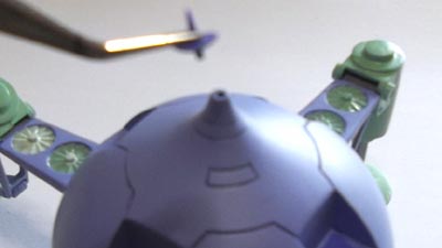 旧キット　1/550　アッザム(ガンダム　プラモデル)