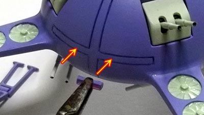 旧キット　1/550　アッザム(ガンダム　プラモデル)