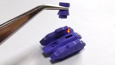 旧キット　1/550　アッザム(ガンダム　プラモデル)