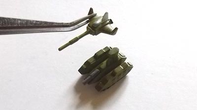 旧キット　1/550　アッザム(ガンダム　プラモデル)