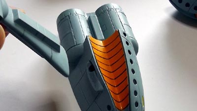 1/550　プラモデル　ブラウブロ（ガンダム）