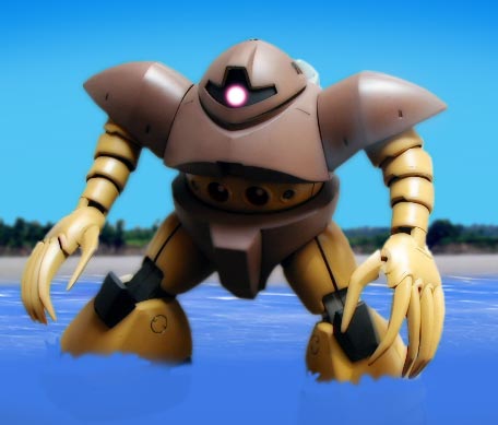hgucゴッグ製作(ガンダム,プラモデル)