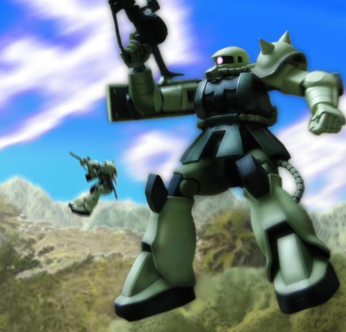 HGUC　量産型ザクII (1/144スケールプラモデル)