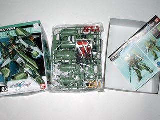カオスガンダムの製作(プラモデル)