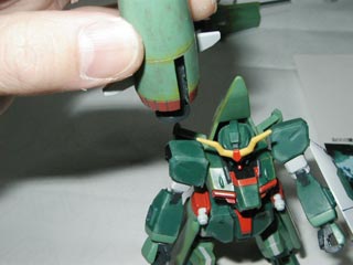 カオスガンダムの製作(プラモデル)