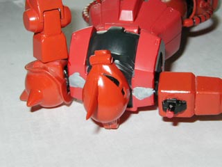 FGシャア専用ザクの製作（プラモデル,ガンダム）