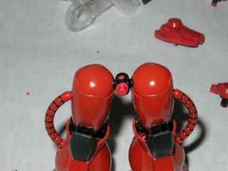 FGシャア専用ザクの製作（プラモデル,ガンダム）
