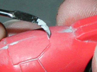 FGシャア専用ザクの製作（プラモデル,ガンダム）