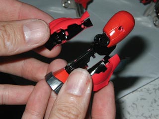 FGシャア専用ザクの製作（プラモデル,ガンダム）