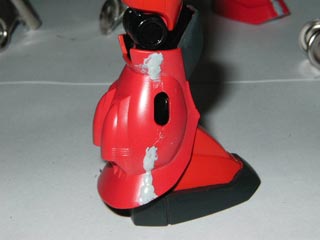 FGシャア専用ザクの製作（プラモデル,ガンダム）