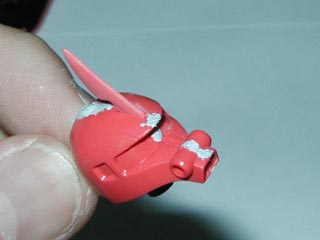 FGシャア専用ザクの製作（プラモデル,ガンダム）