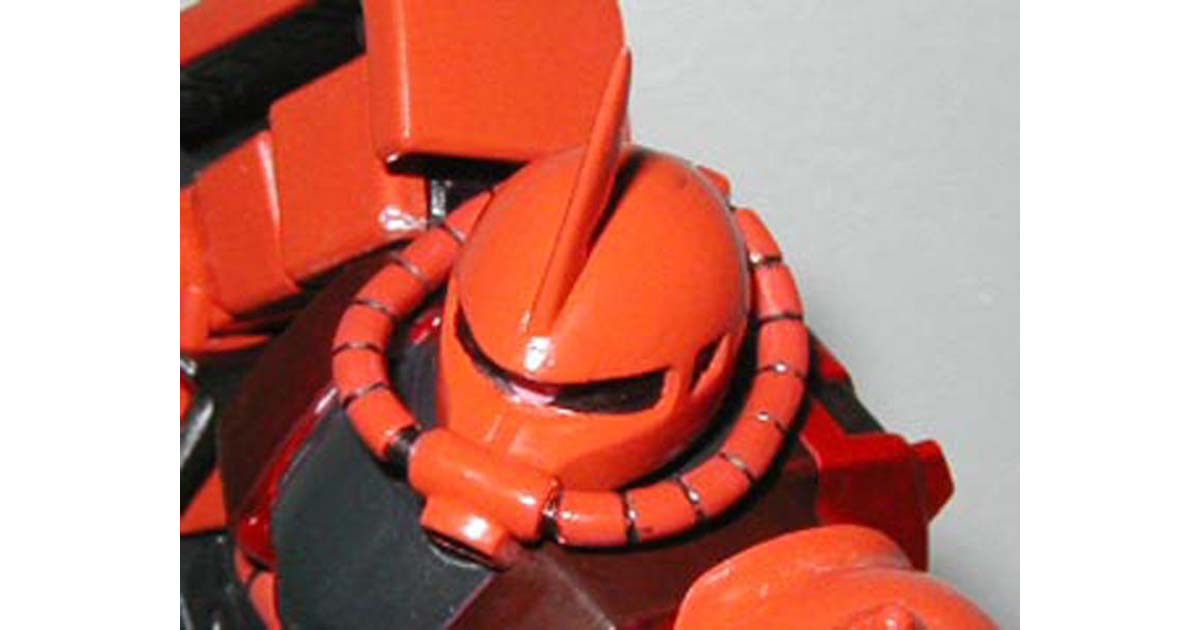FGシャア専用ザクの製作（プラモデル,ガンダム）