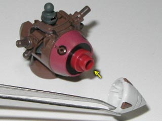 ガンダム00 HG ジンクス3の製作(プラモデル)