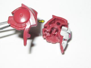 ガンダム00 HG ジンクス3の製作(プラモデル)