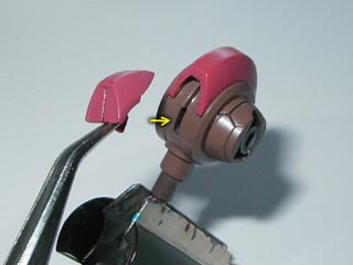 ガンダム00 HG ジンクス3の製作(プラモデル)