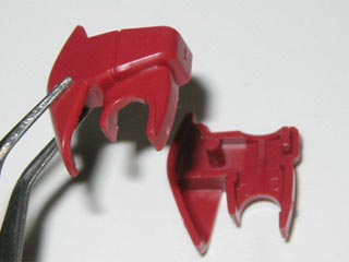 ガンダム00 HG ジンクス3の製作(プラモデル)