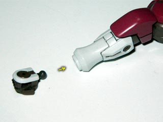 ガンダム00 HG ジンクス3の製作(プラモデル)