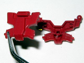 ガンダム00 HG ジンクス3の製作(プラモデル)