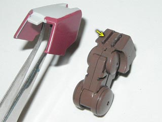 ガンダム00 HG ジンクス3の製作(プラモデル)