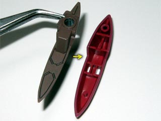 ガンダム00 HG ジンクス3の製作(プラモデル)