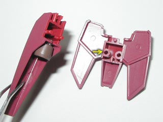 ガンダム00 HG ジンクス3の製作(プラモデル)