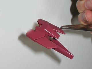ガンダム00 HG ジンクス3の製作(プラモデル)