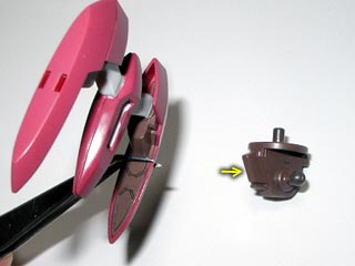 ガンダム00 HG ジンクス3の製作(プラモデル)