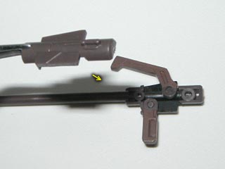 ガンダム00 HG ジンクス3の製作(プラモデル)