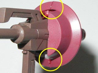 ガンダム00 HG ジンクス3の製作(プラモデル)