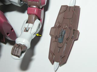 ガンダム00 HG ジンクス3の製作(プラモデル)