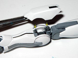 hg　ダブルオーガンダム製作(プラモデル)