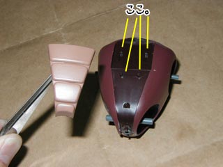 HGUCアッガイの製作(ガンダム,プラモデル)