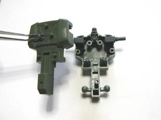 HGUCザク（プラモデル,ガンダム）製作