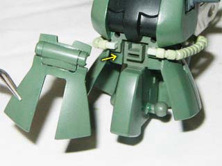 HGUCザクの製作