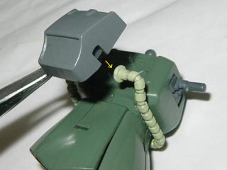 HGUCザク（プラモデル,ガンダム）製作