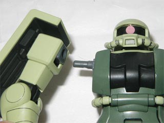 HGUCザク（プラモデル,ガンダム）製作