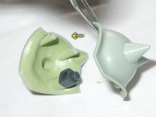 HGUCザク（プラモデル,ガンダム）製作