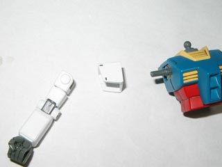 HGUCガンダムRX-78-2の製作（プラモデル）