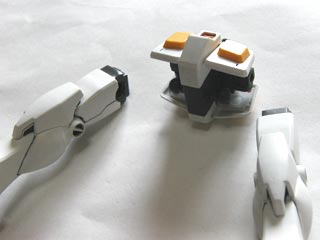 HGUC ガンダムRX-78-2プラモデルの製作