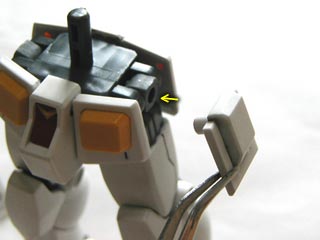 HGUC ガンダムRX-78-2プラモデルの製作