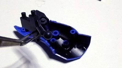 HGUCグフの製作　ガンダム,プラモデル