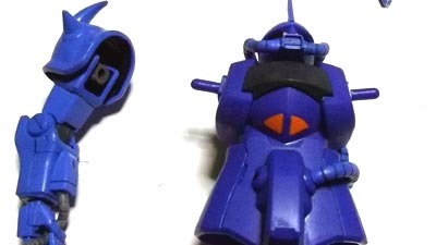 HGUCグフの製作　ガンダム,プラモデル