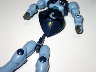 HGUCギャンの製作（ガンダム,プラモデル）