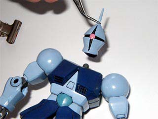 HGUCギャンの製作（ガンダム,プラモデル）
