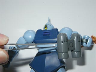 HGUCギャンの製作（ガンダム,プラモデル）
