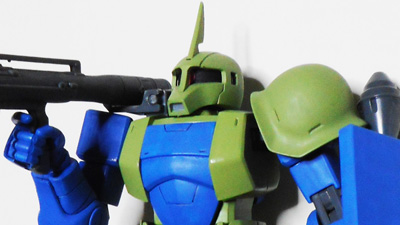 hguc 旧ザクの製作　プラモデル(ガンダム)
