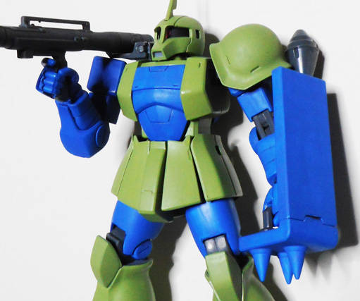 hguc 旧ザクの製作　プラモデル(ガンダム)