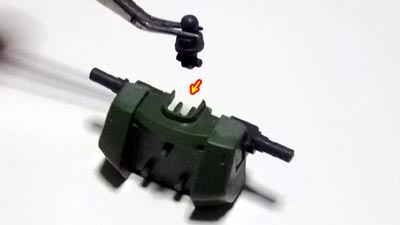 hguc 旧ザクの製作　プラモデル(ガンダム)