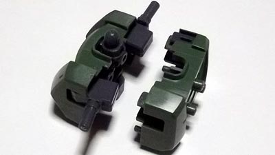 hguc 旧ザクの製作　プラモデル(ガンダム)