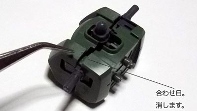 hguc 旧ザクの製作　プラモデル(ガンダム)